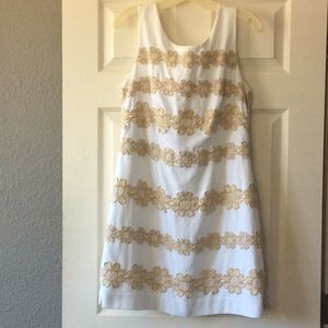 Lilly Pulitzer Delia white truly petal lace dress